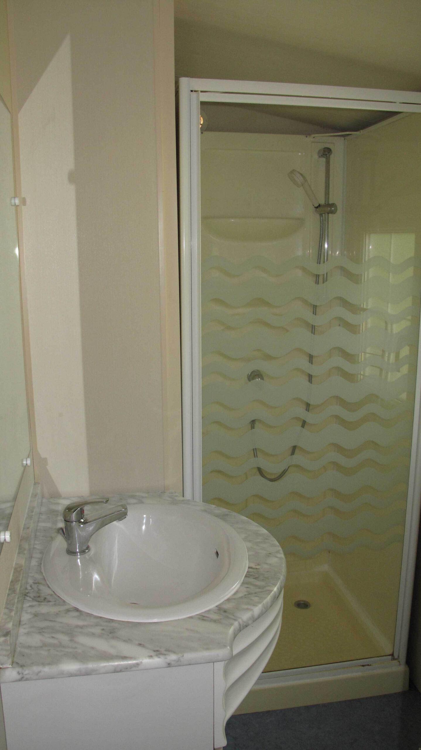 Mobil-home salle de bain